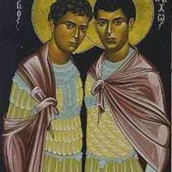 Click para ampliar. Pulsa en el nombre para ver la ficha. Homosexualidad - S. Sergio y S. Baco